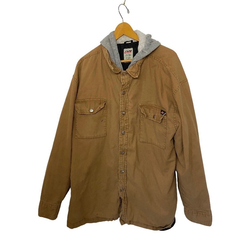 Vintage Dickies Hooded Duck Canvas Shirt Jacket -XL - Picture 1 of 7